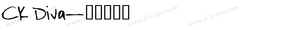 CK Diva字体转换